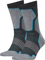 puma Hiking Crew sokken 2-pack Unisex Grey/blue-43-46