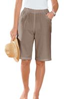Your Look... for less! Dames Bermuda taupe Größe