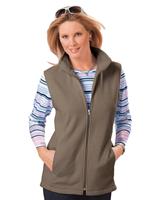 Your look for less! Dames Fleecevest taupe