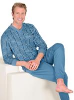 Your look for less! Pyjama, blauw gedessineerd