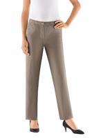 Your Look... for less! Dames Jeans taupe Größe