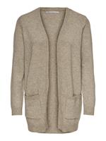 ONLY Open Knitted Cardigan Dames Beige