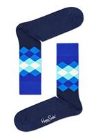 Happy Socks Faded diamond fad01/6300 blauw