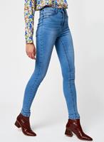Noisy May High Waist Skinny Fit Jeans Dames Blauw