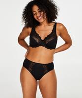 Hunkemöller Hochgeschnittener Slip Diva Schwarz