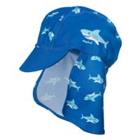 PLAYSHOES Boys UV-bescherming Zonnepetje Haai marine