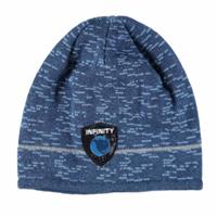 maximo Boys Beanie Space grafiet blauw