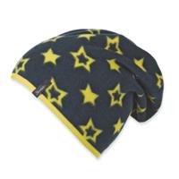 Sterntaler Girls Slouch-Beanie Sterne Microfleece marine