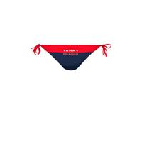 Tommy Hilfiger strik bikinibroekje marine/rood