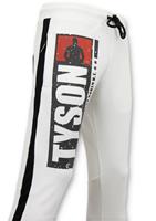 Local Fanatic Exclusieve Mannen Joggingbroek - Mike Tyson Boxing Club - Wit