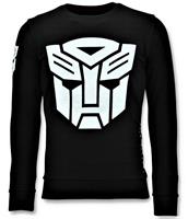 Local Fanatic Heren Sweater - Transformers Print - Zwart