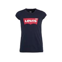 Levi's Kids T-shirt met logo donkerblauw/rood