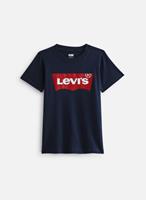 Levi's Kids T-shirt met logo donkerblauw/rood