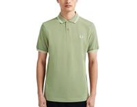 Fred Perry Twin Tipped Shirt - Groene Polo