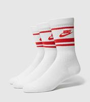 Nike Socken NSW Crew Essential 3er-Pack - Weiß/Rot