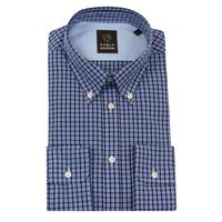 Eagle & Brown overhemd casual ruitje donkerblauw