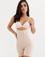 Oncore Open Bust Mid Thigh Bodysuit SPANX | Soft Nude