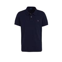 GANT Poloshirt, Piqué-Polo, Kurzarm, für Herren, dunkelblau