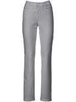 Mac Jeans "Dream", Straight Fit, leichte Waschung, Stickerei, grau