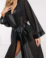 Bluebella Langer Kimono Schwarz