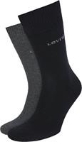 Levi's Sokken 2-Pack Zwart Antraciet