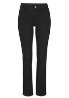 mac Straight fit jeans met labelpatch, model 'Angela'