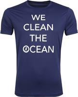 Save The Duck T-shirt Marine Stretch Text - GrÃ¶ÃŸe L