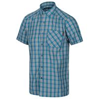 Regatta blouse Mindano V heren polyester blauw/grijs maat S