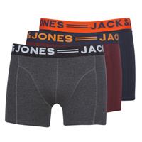 Jack & Jones Boxer "JAC Lichfield Trunks", (Packung, 3 St.), mit kontrastfarbigem Bund