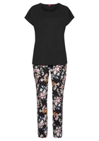 s.Oliver Bodywear Pyjama (2 tlg) mit Blumenmuster