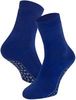 Basset Antislip sokken van katoen-Kobalt-35/38