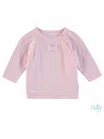 meisjes trui raglan roze - first knit