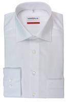 Marvelis Strijkvrij Overhemd Mouwlengte 7 Uni Wit 