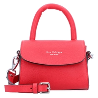 Dee Ocleppo Mini Bag Handtasche Leder 16 cm, rosso, rosso