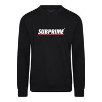 Subprime Sweater stripe black zwart