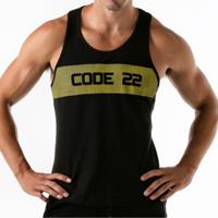 Code 22 Top  Tanktop Wide Stripe Code22