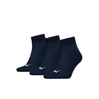 Puma Quarter Plain Socks 3-PACK schwarz Größe 43 - 46