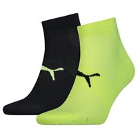 Puma Socken "Performance", kühlend, Feuchtigkeitstransport, für Herren, black-yellow