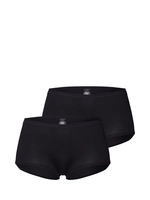 Calida Damen 2er-Pack Classic Panty, regular Benefit Women, black
