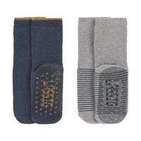 Laessig Anti-Slip Sokjes Blue / Grey