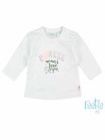 Feetje Longsleeve Roarrr Wild Thing wit