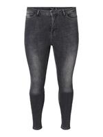 Vero Moda Vmlora High-waist Skinny Jeans Dames Zwart