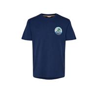 ONLY & SONS T-shirt met printopdruk marine