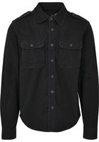 brandit Vintage Shirt Longsleeve Zwart Overhemd Heren