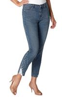 Ambria Jeans mit seitlichen, keilförmigen Einsätzen