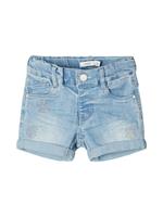 name it Shorts Nmfsallo Dnmbanni light blauw denim