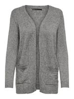 Only Open Knitted Cardigan Dames Grijs