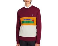 Fred Perry Mixed Graphic Sweatshirt - Truien