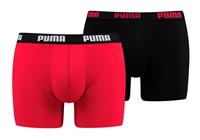 Puma 2-paar basis boxershorts red-black