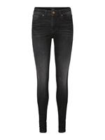 Vero Moda Vmlux Regular Waist Slim Fit Jeans Dames Zwart